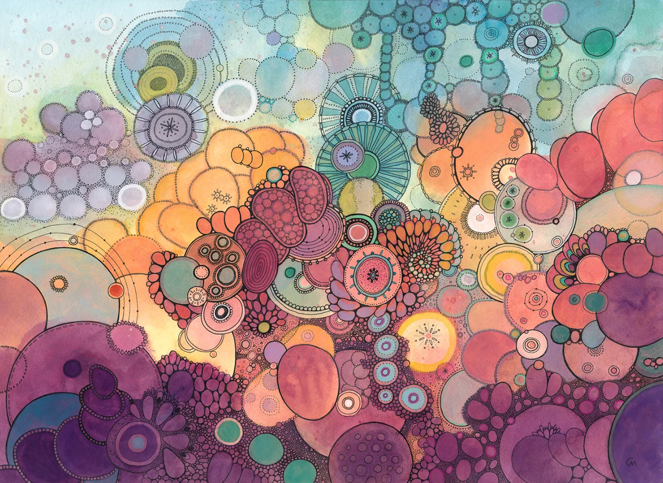 Круглая табличка